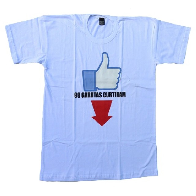 Foto 1 - Camiseta stira facebook tamanho g