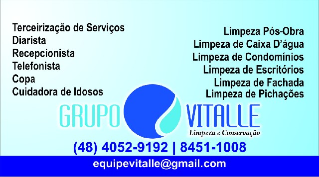 Foto 1 - Vitalle empresa de limpreza em florianópolis