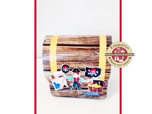 Lembrancinha baú personalizado